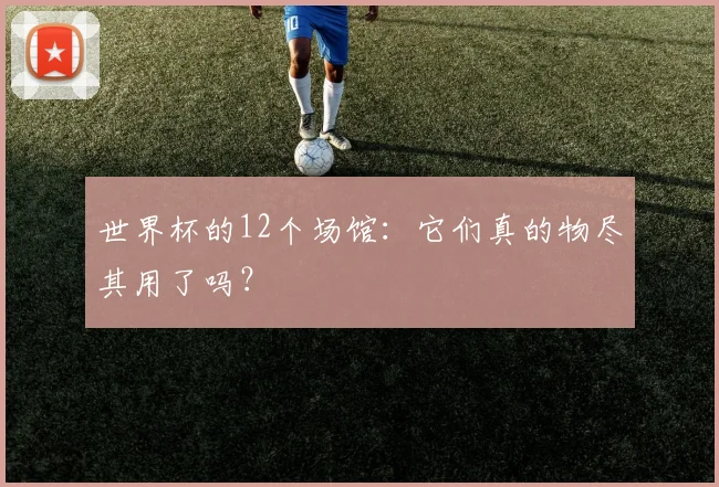 世界杯的12个场馆：它们真的物尽其用了吗？